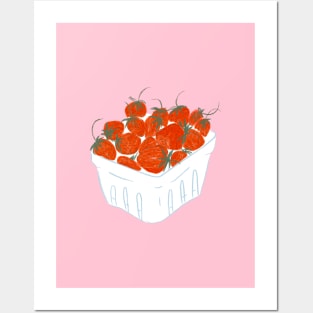 Strawberry Posters and Art